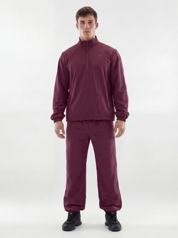 CoreNylon 32″ Track Pant - Merlot
