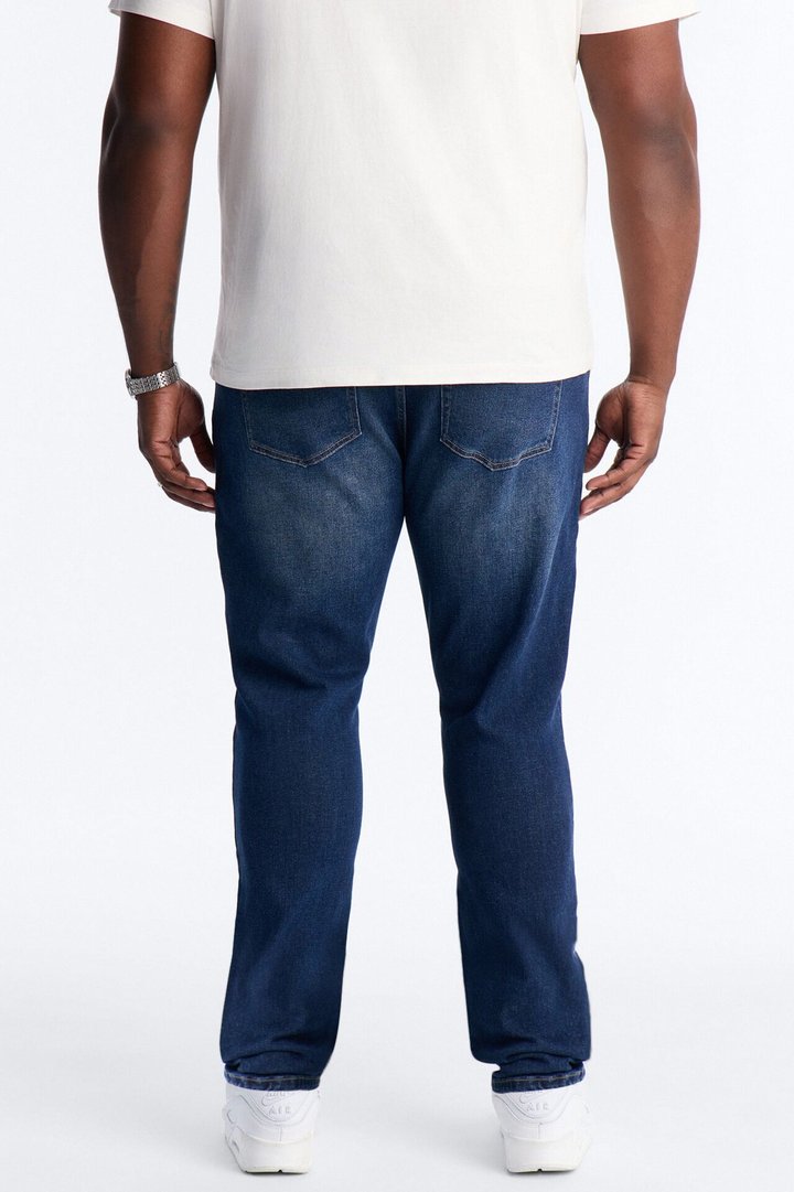 Essential Destroyed Skinny Stretch Jean - Dark Wash