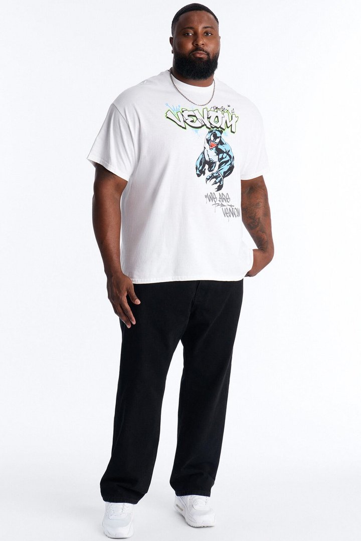 Venom Jumping Off Short Sleeve Tee - White