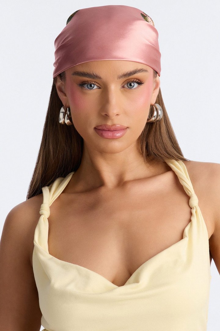 Sunny Shade Head Scarf - Pink