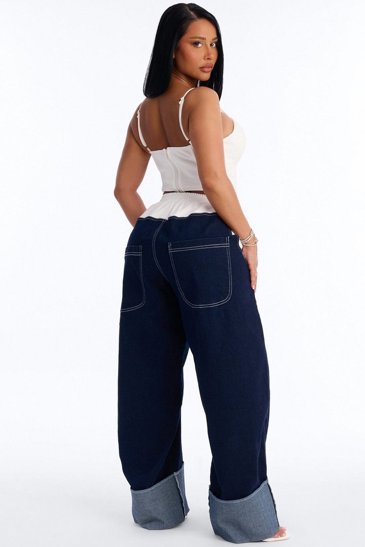 Khali Corset Pant Set - White/combo