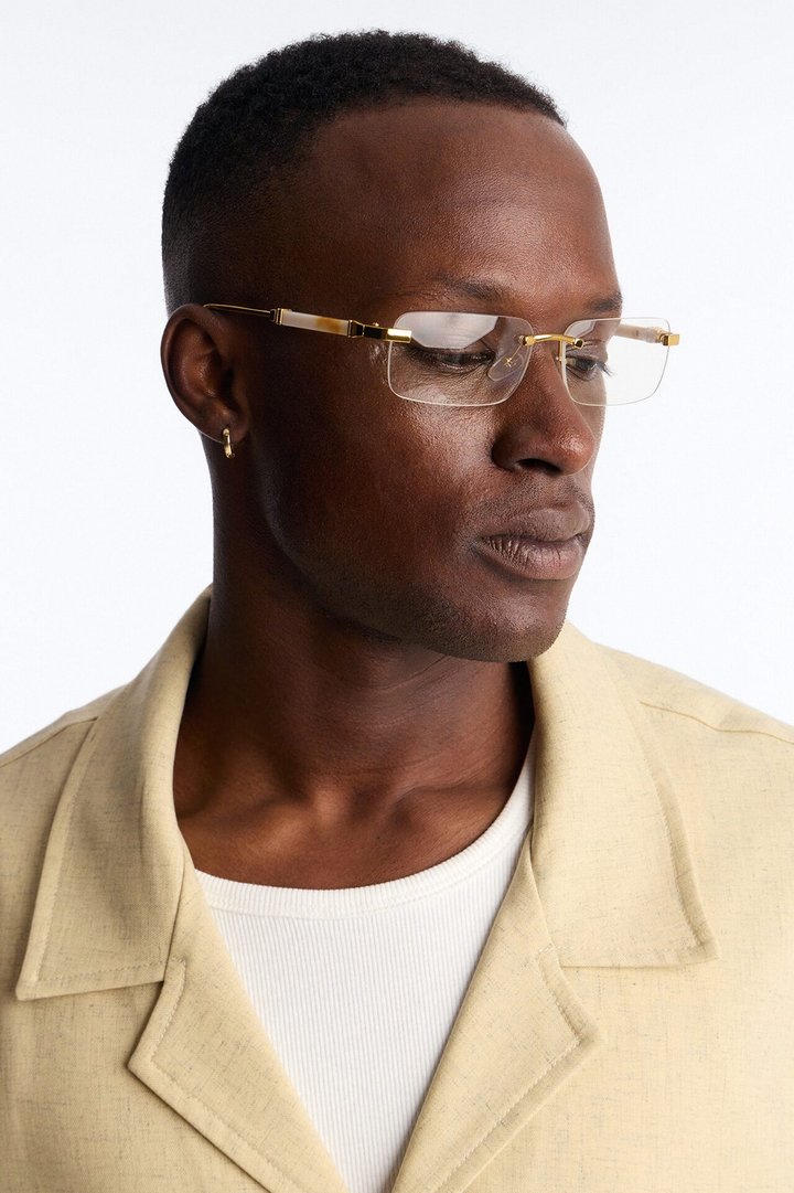 Destination Arrival Sunglasses - Gold/Clear
