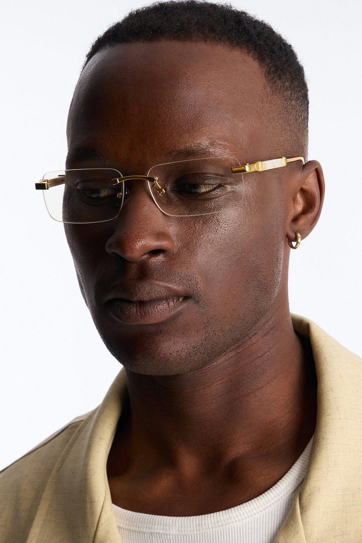 Destination Arrival Sunglasses - Gold/Clear