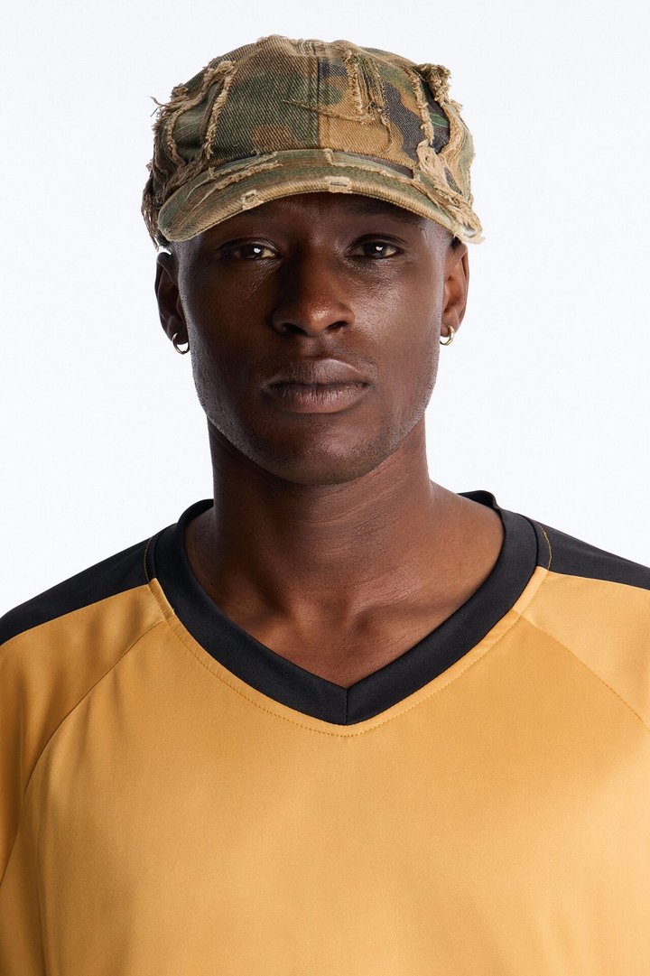 Downtown Distressed Camo Hat - Camouflage