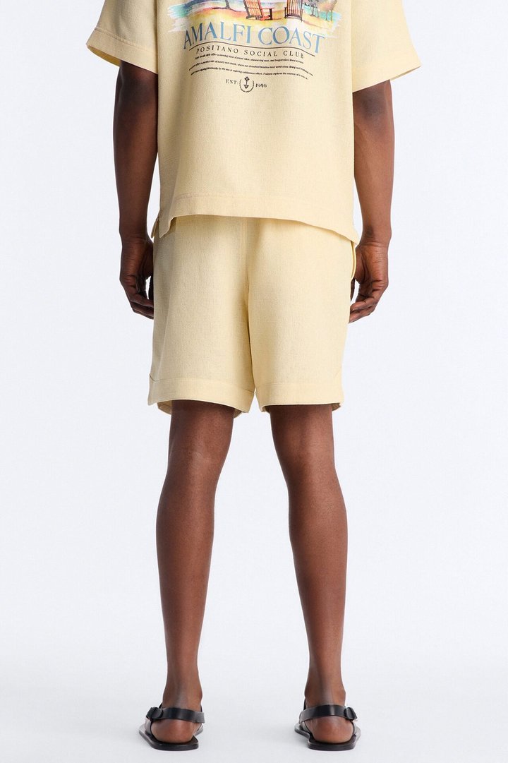 Relaxed La Dolce Vita Short - Butter Yellow