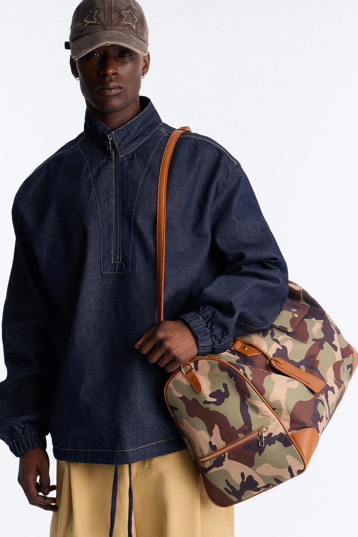 Mid Size Ripstop Weekender Duffle Bag - Camouflage