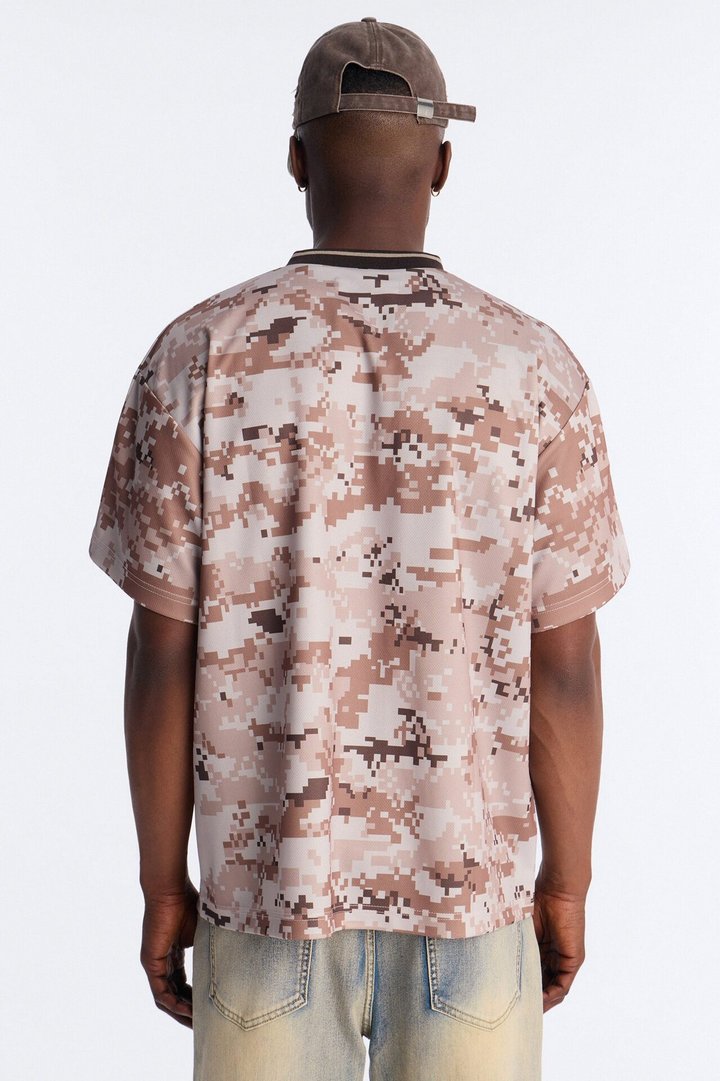 Trinity V-Neck Soccer Jersey - Camouflage