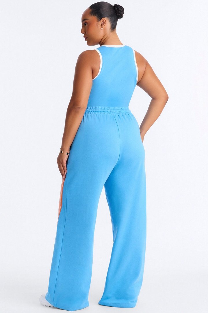 Varsity Babe Pant Set - Blue