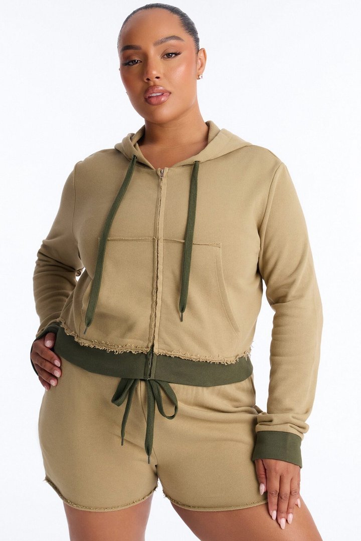 Keeping Up With Me Short Set - Olive