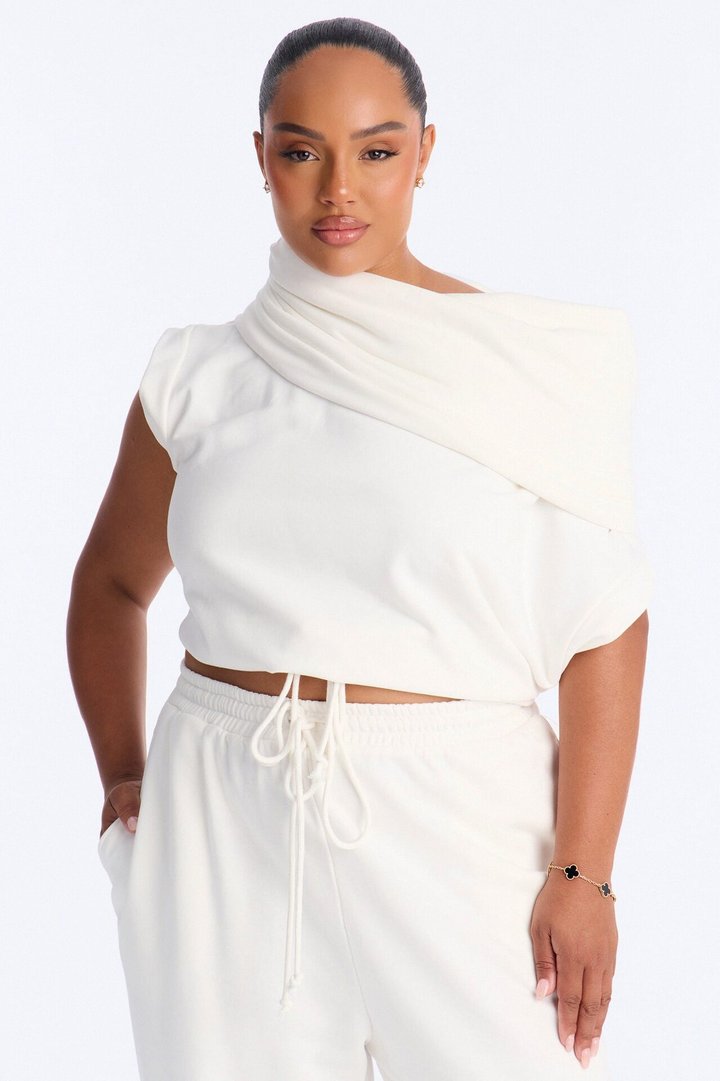 Alexa Jogger Pant Set - White