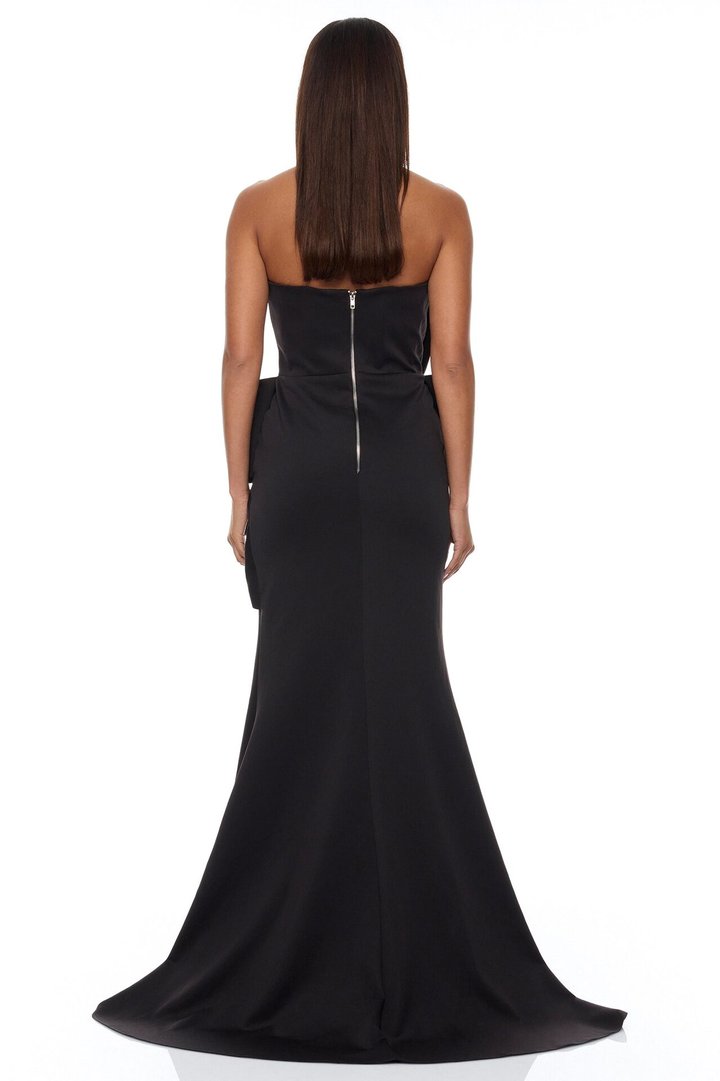 Night To Remember Strapless Gown - Black