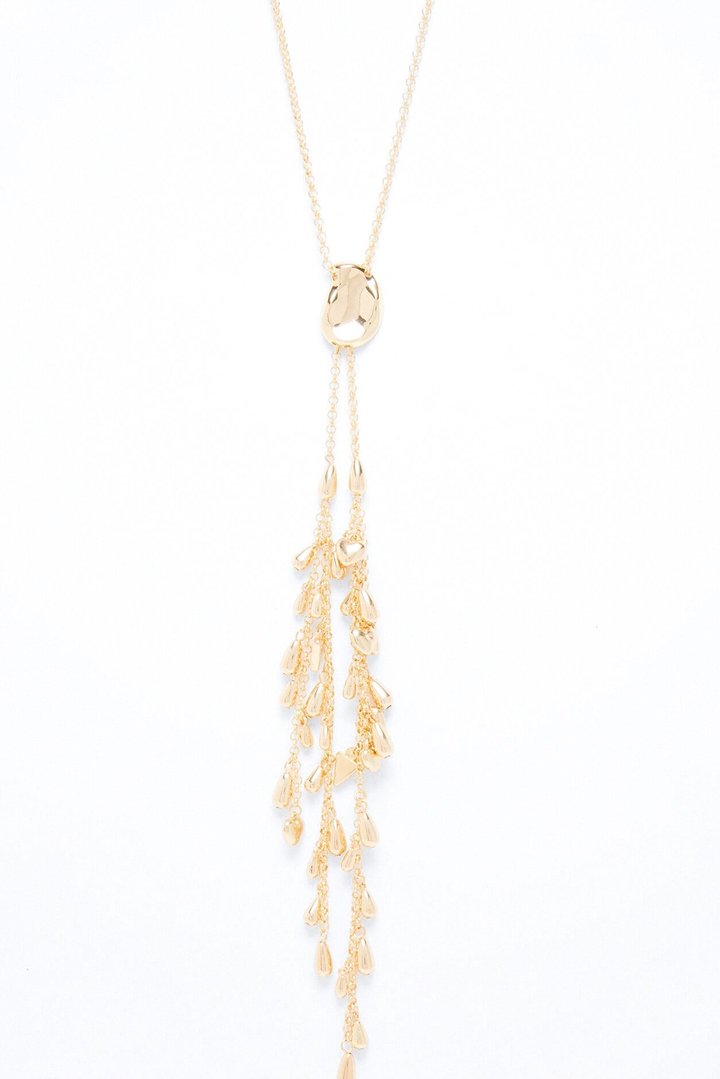 Sea Breeze Isle Lariat Necklace - Gold