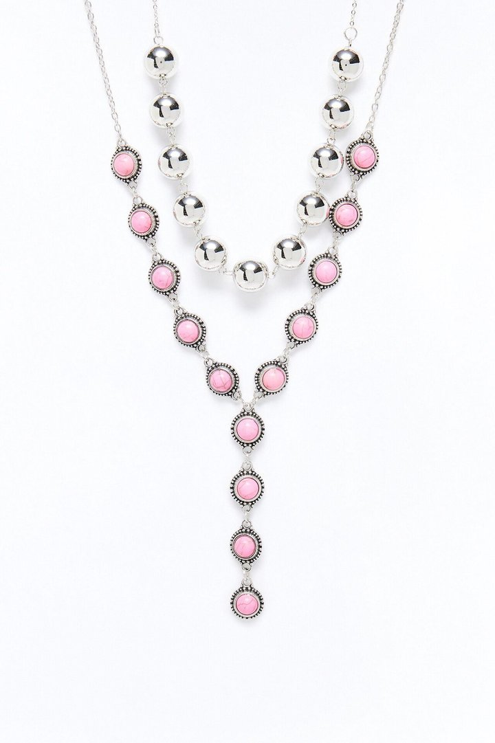 Cowgirl Love Necklace - Pink/combo