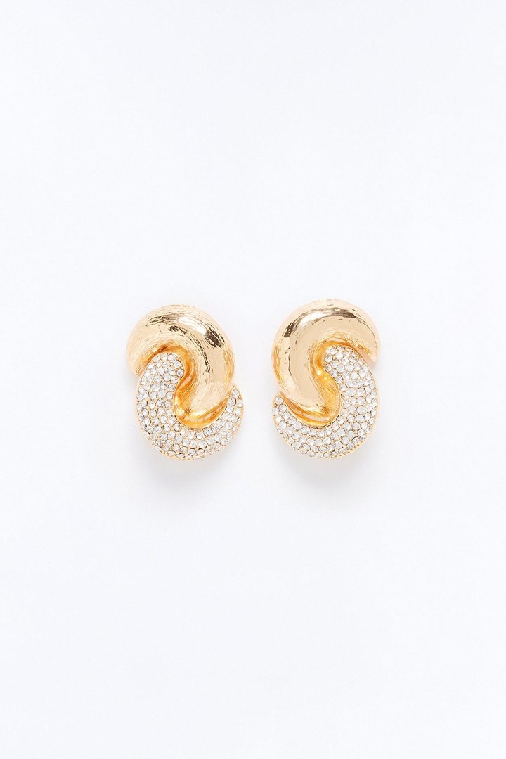 Day And Night Earrings - Gold