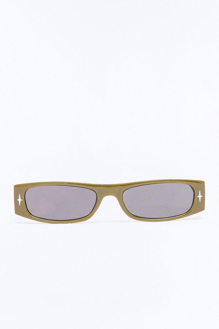Y2K Starlight Rays Sunglasses - Green