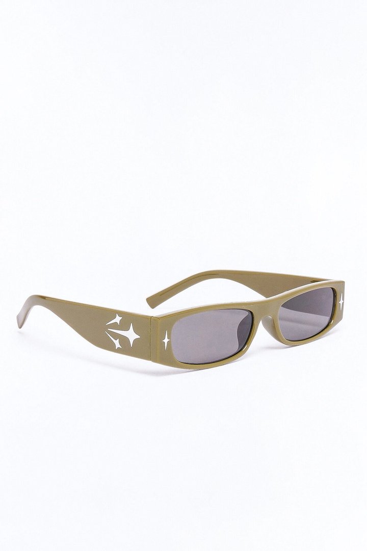 Y2K Starlight Rays Sunglasses - Green