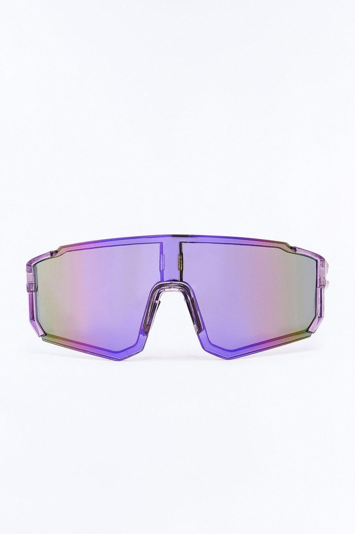 Soundwaves Spectrum Sport Wrap Sunglasses - Purple