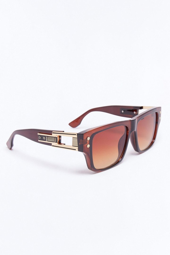 Industrial Insight Square Sunglasses - Brown