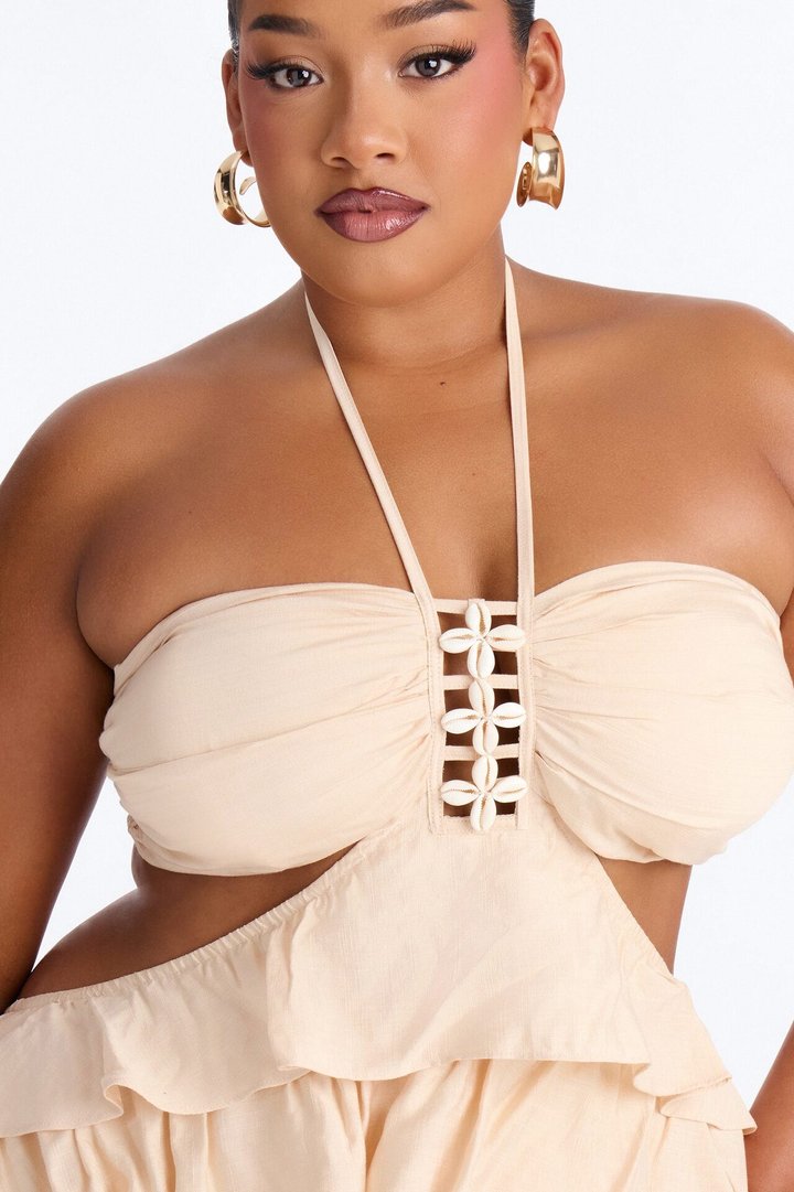 Chic Before Noon Maxi Dress - Oatmeal