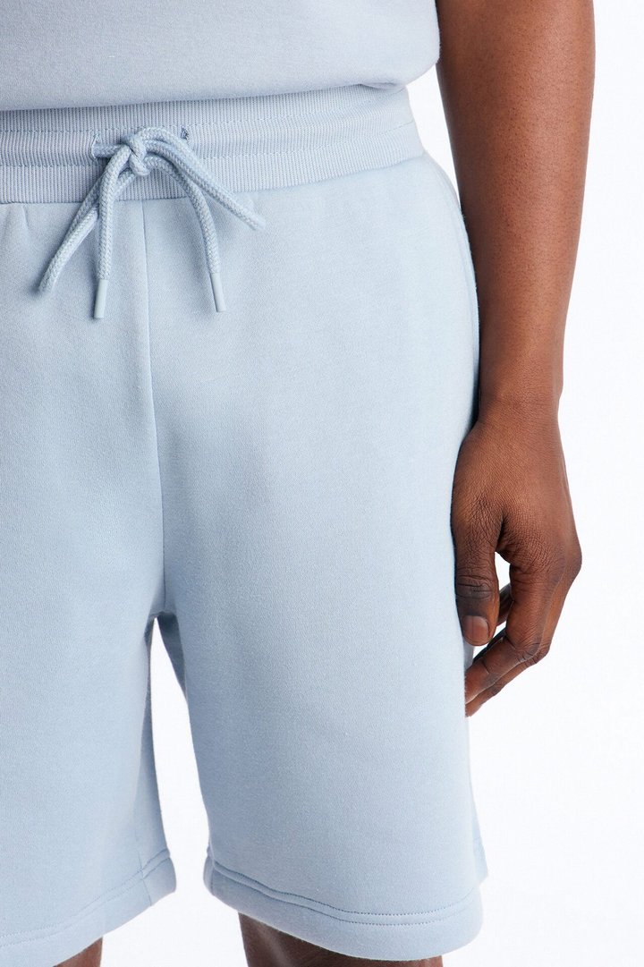 Tyson Sweatshort - Slate Blue