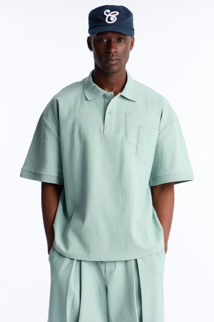 Relaxed Cedar Breeze Polo - Mint