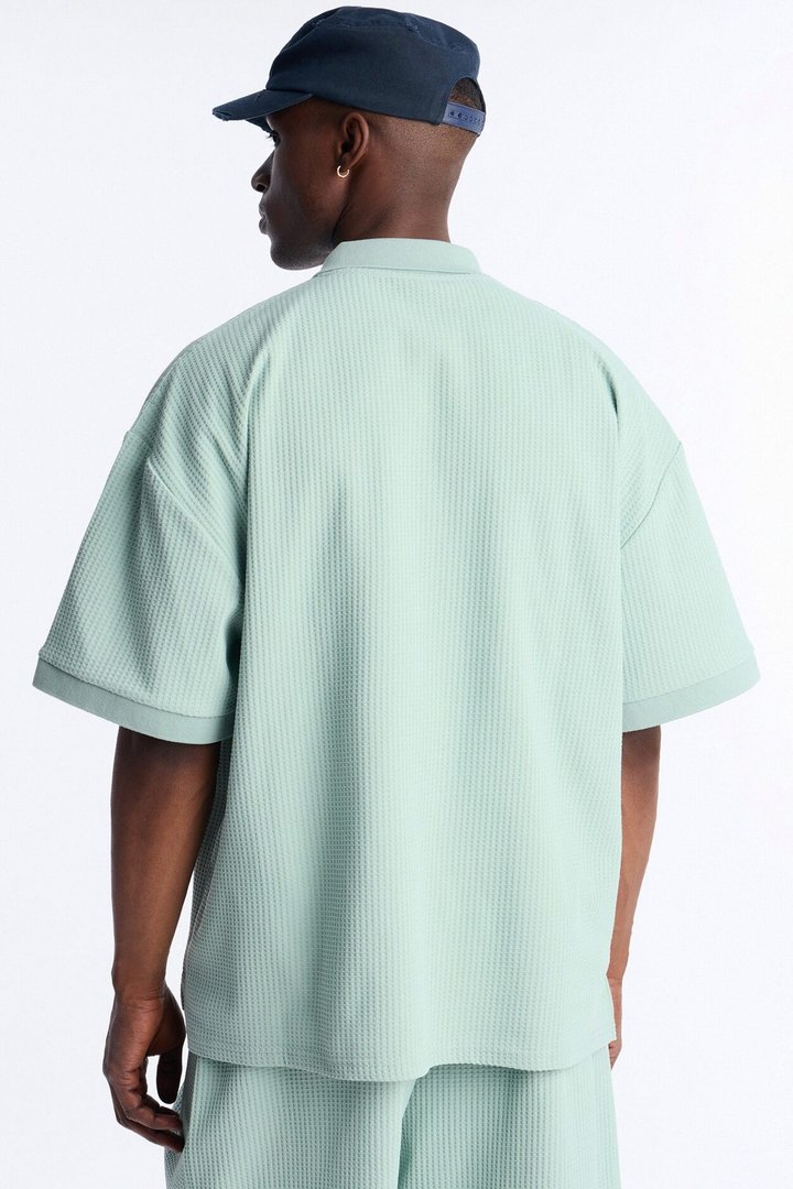 Relaxed Cedar Breeze Polo - Mint
