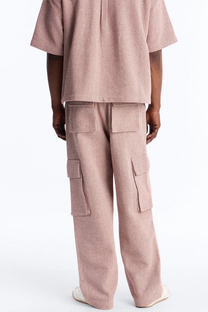 Baggy Garrison Cargo Pant - Red/combo