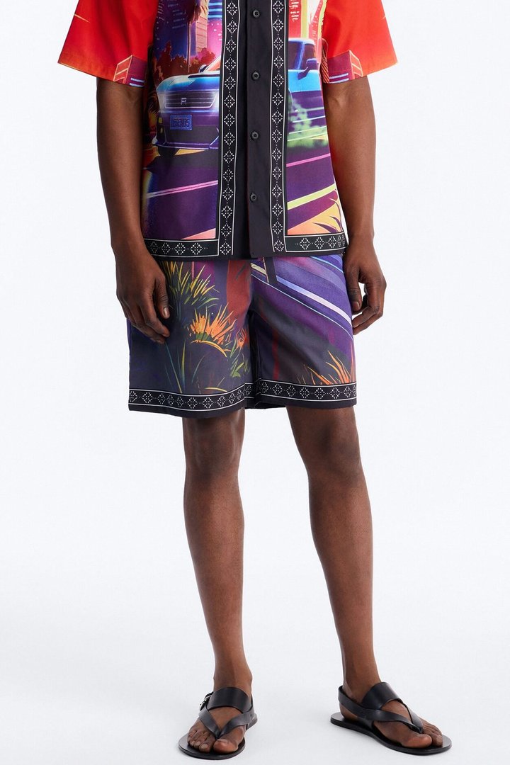 Street Heat Swim Trunk 7″ - Multi Color