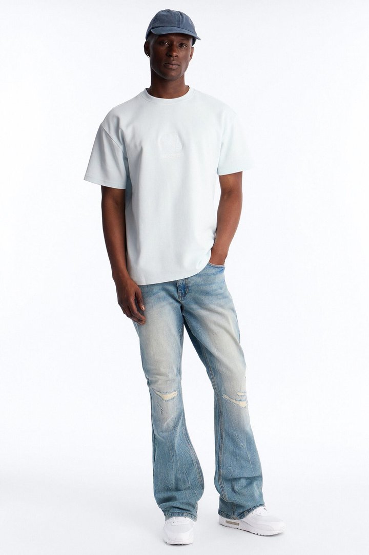 Art Registry Division Heavy Weight Short Sleeve Tee - Light Blue