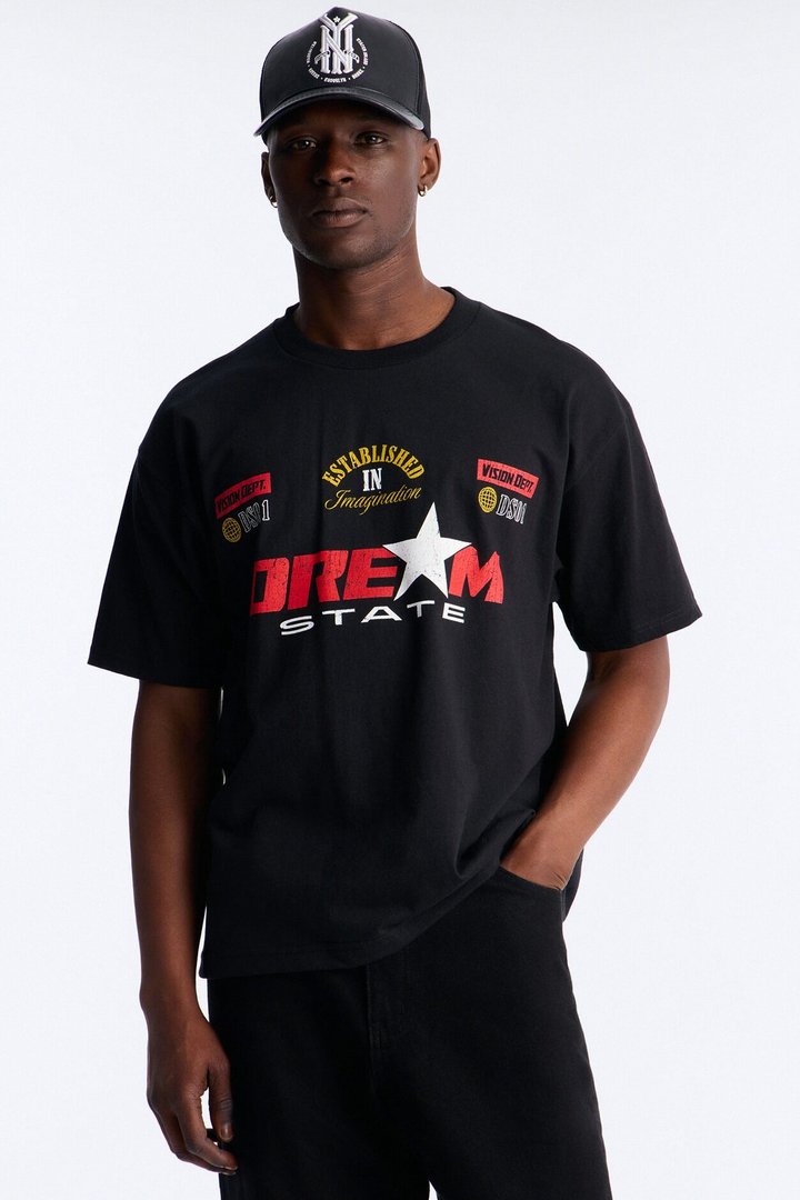 Dream State Racing Short Sleeve Tee - Black