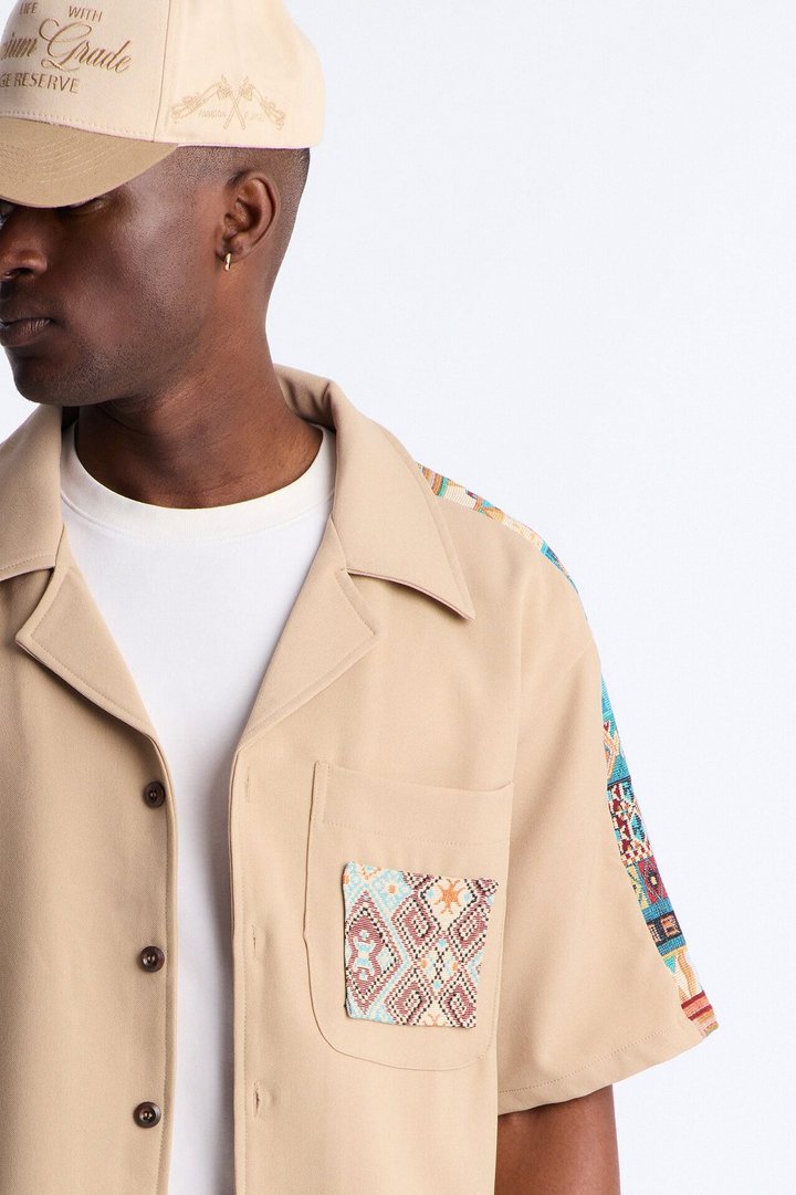 Suburban Rebel Button Up Shirt - Multi Color