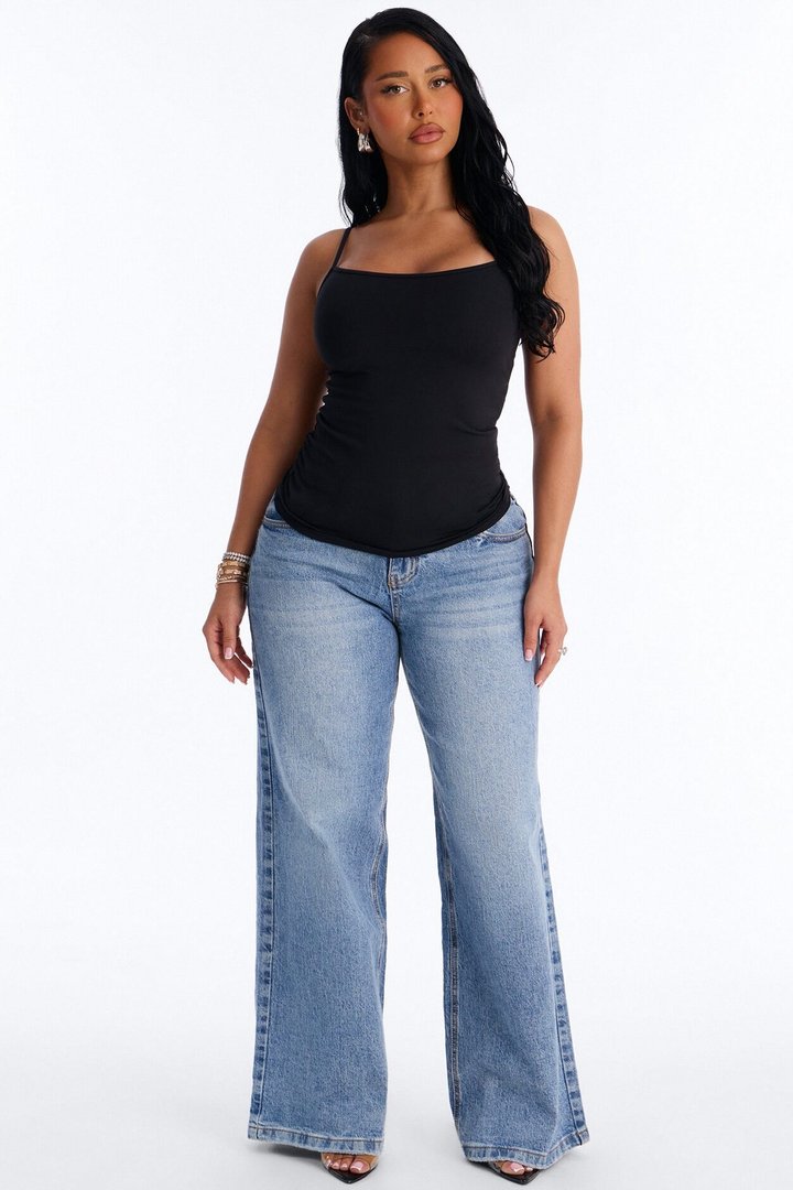 Carly Cami Top - Black