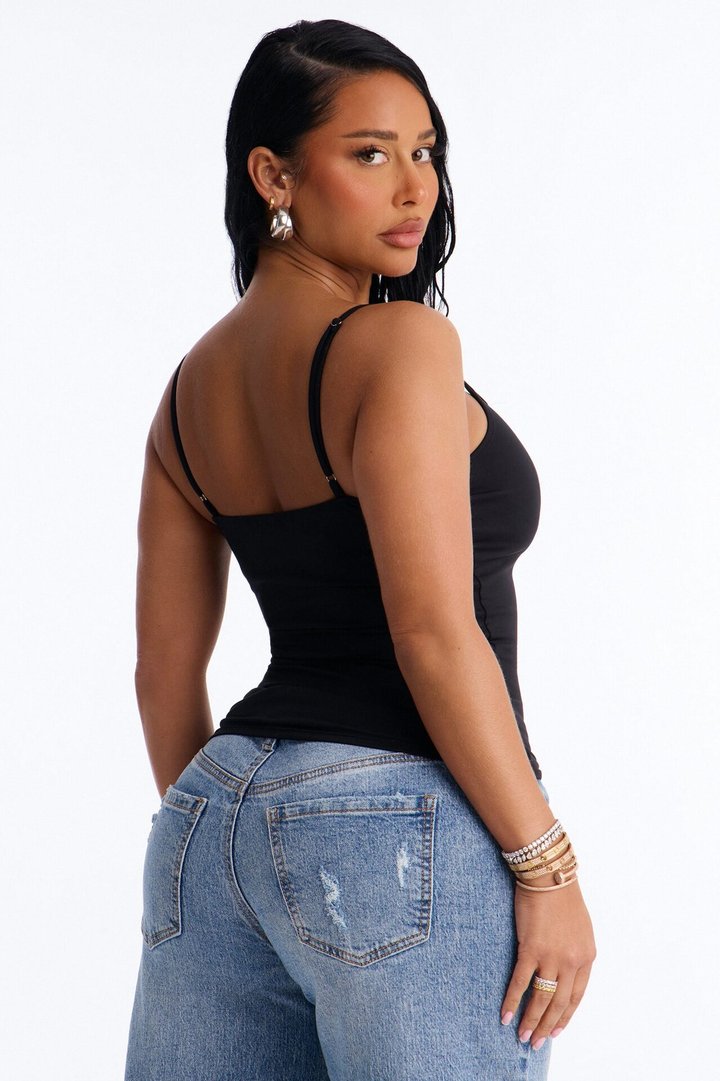 Carly Cami Top - Black