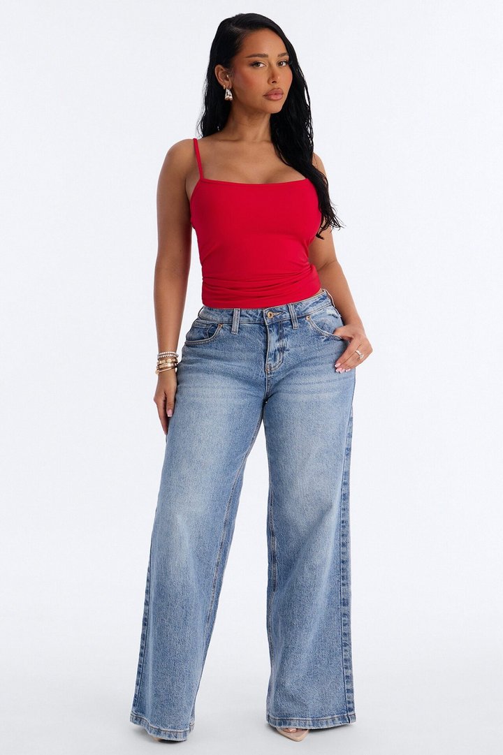 Carly Cami Top - Red