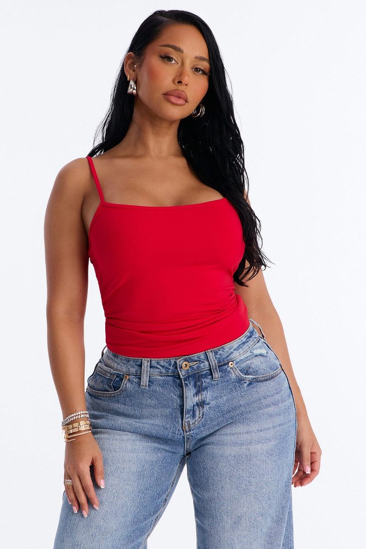 Carly Cami Top - Red