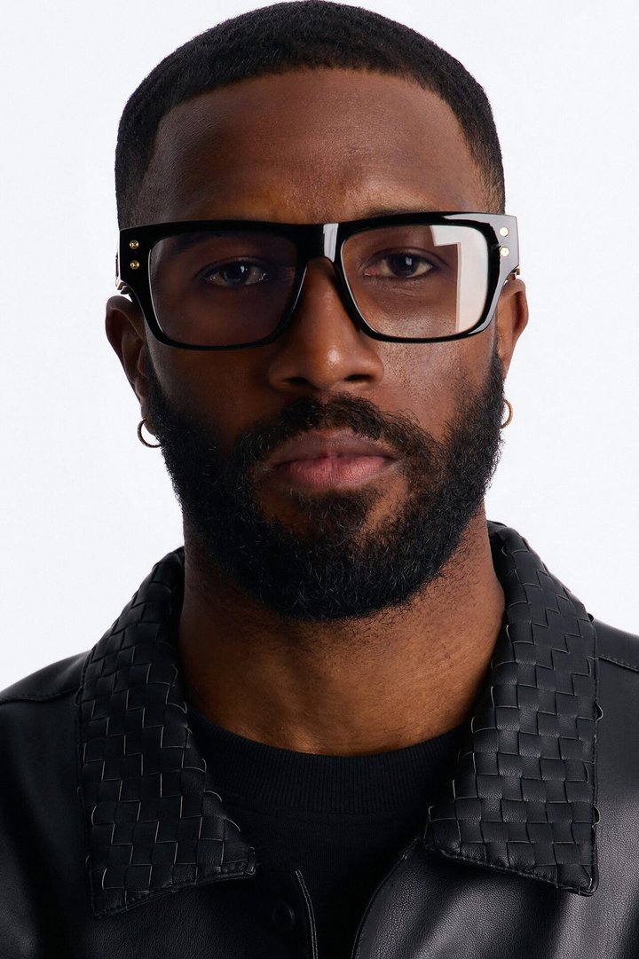 Industrial Insight Square Sunglasses - Black