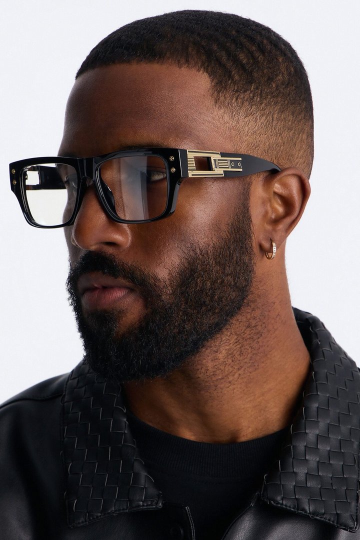 Industrial Insight Square Sunglasses - Black