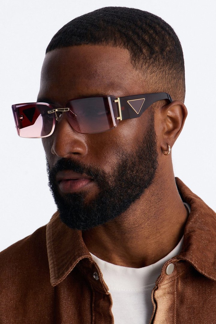 Omega Luxe Sunglasses - Red/combo