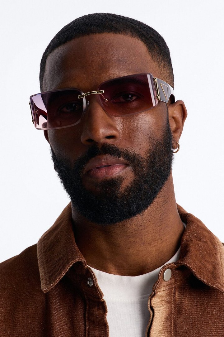 Omega Luxe Sunglasses - Red/combo