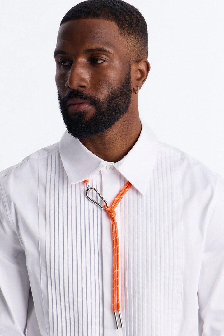 Traveling Nomad Bolo Necklace - Orange