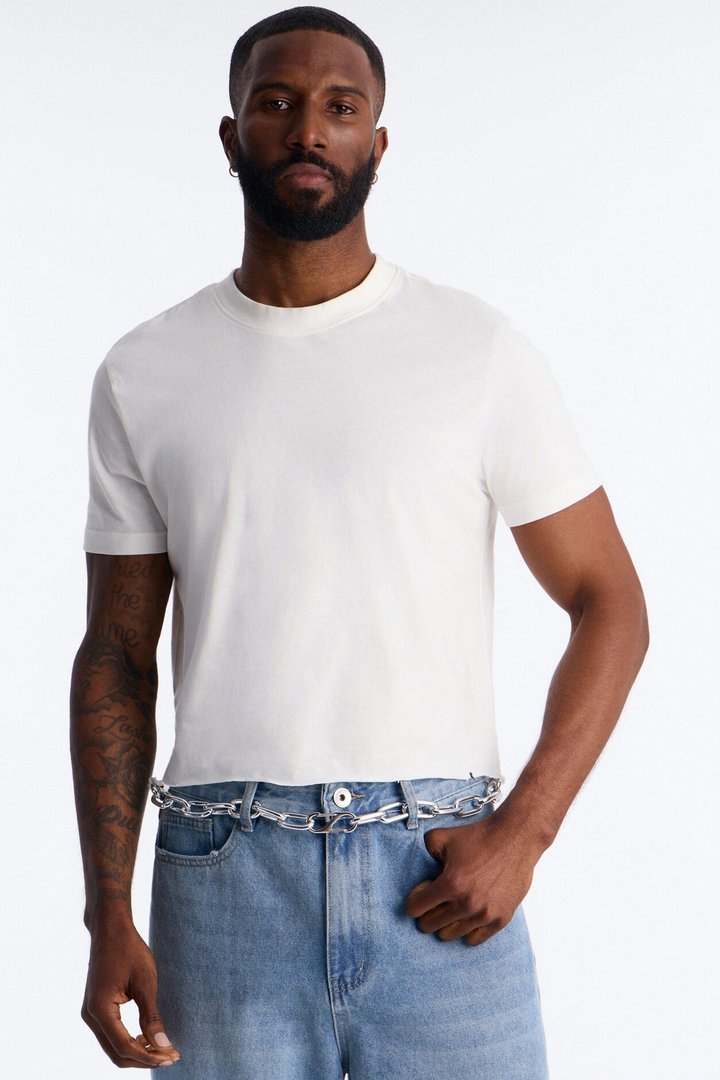 Industrial Urban Chain Belt - Silver