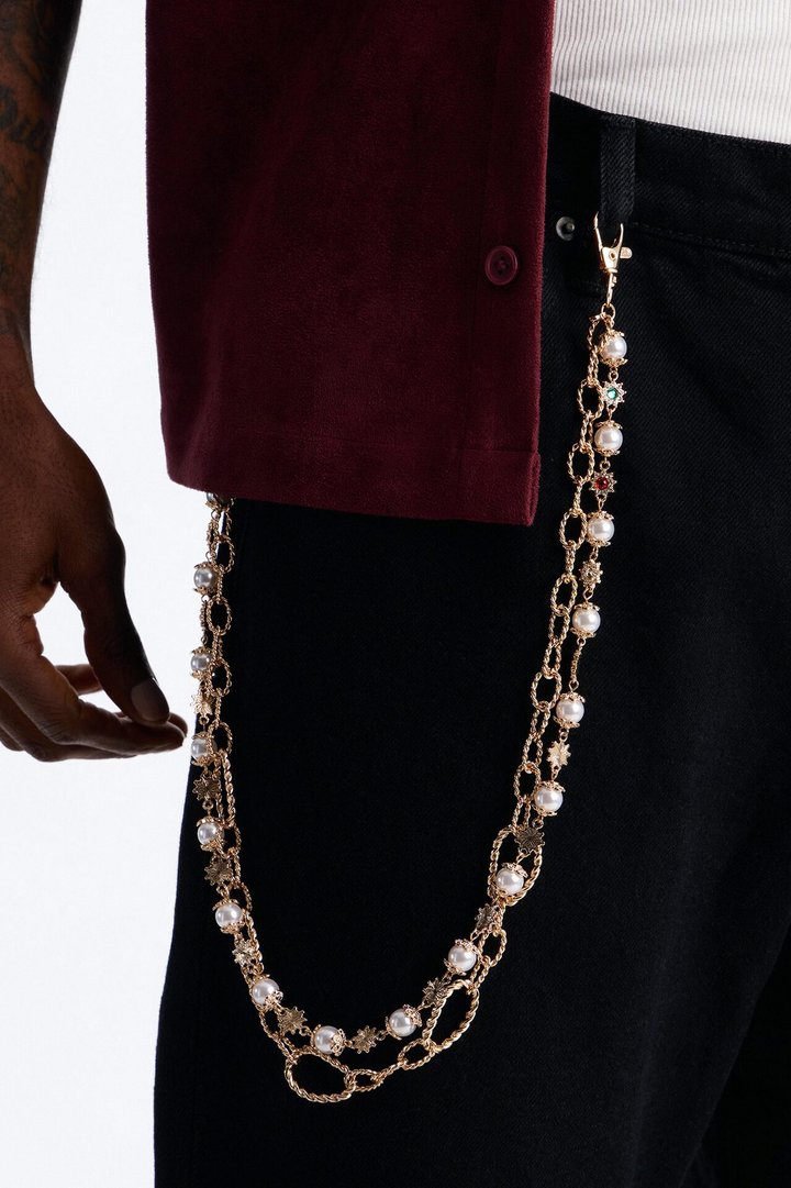 Empire Link Pant Chain - Gold