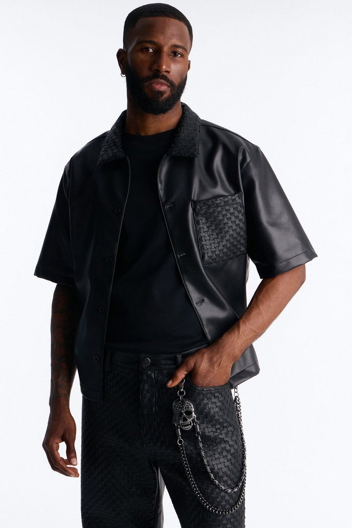 Spiked Skull Chain Link Layered Pant Chain - Gunmetal