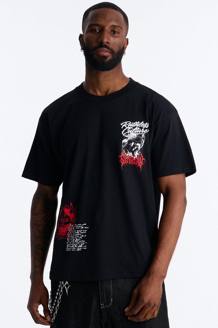 Ruthless Culture Forever Boxy Short Sleeve Tee - Black