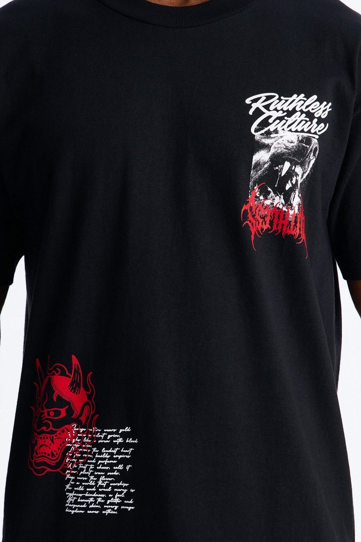 Ruthless Culture Forever Boxy Short Sleeve Tee - Black
