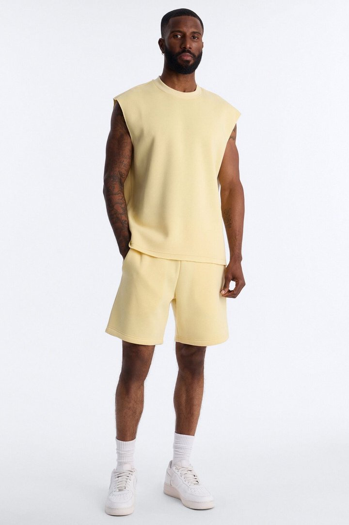 Tyson Relaxed Muscle Tee - Butter Yellow