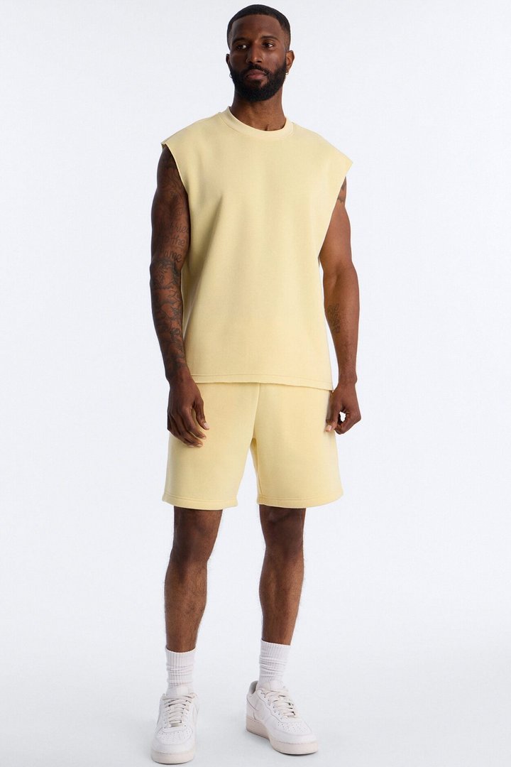 Tyson Sweatshort - Butter Yellow