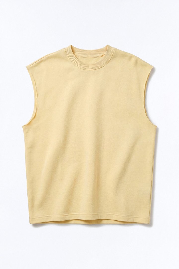 Tyson Relaxed Muscle Tee - Butter Yellow
