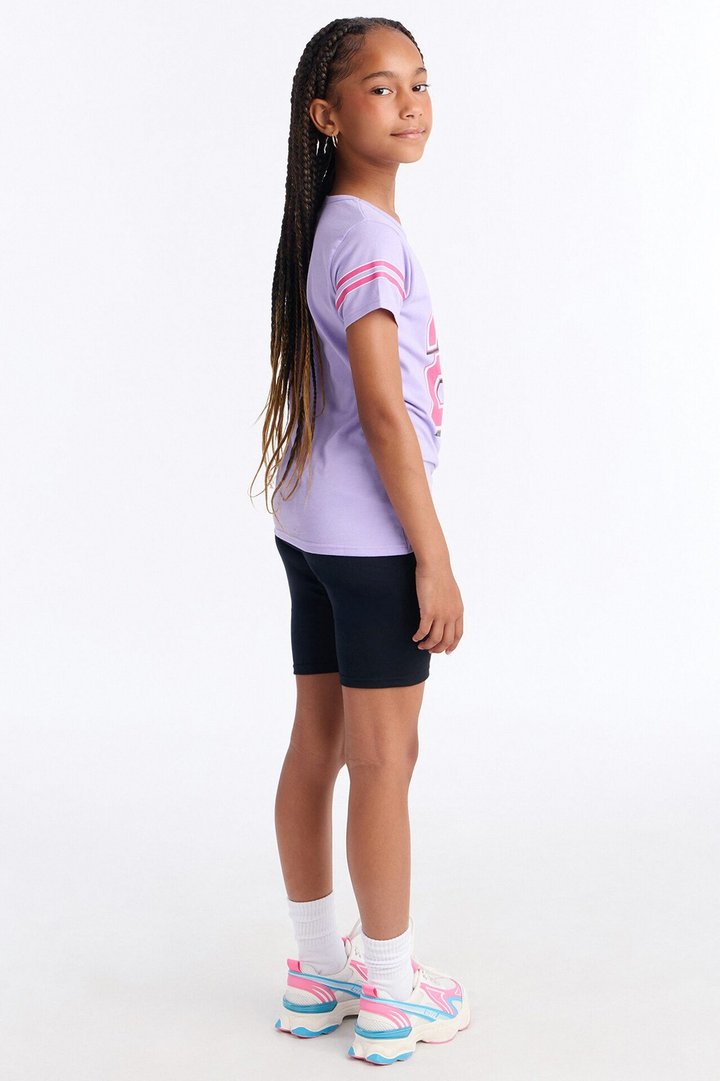 Mini Blessed 24 Bike Short Set - Lavender/combo
