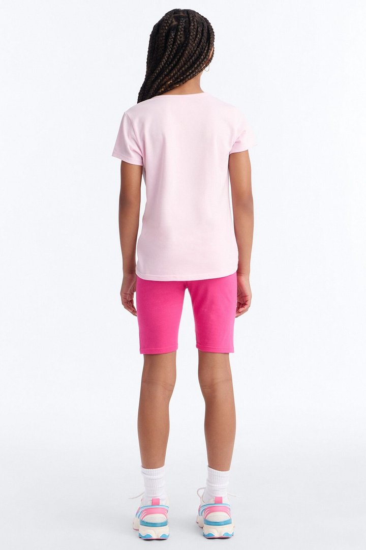 Mini In My Diva Girl Era Bike Short Set - Pink/combo